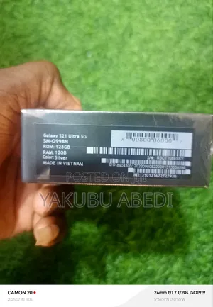 New Samsung Galaxy S21 Ultra 5G 128 GB Black
