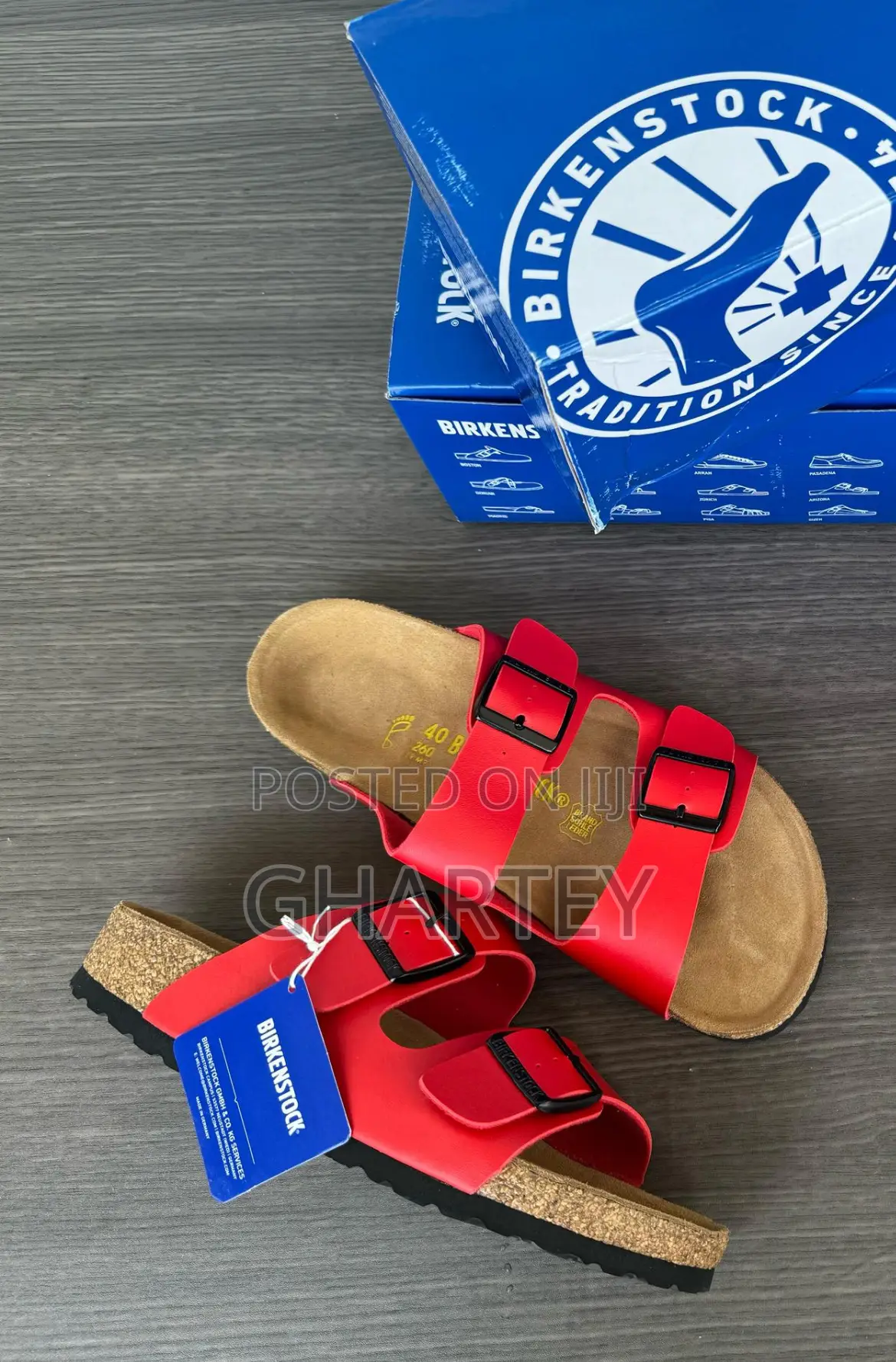 Red Arizona Fashion Birkenstock
