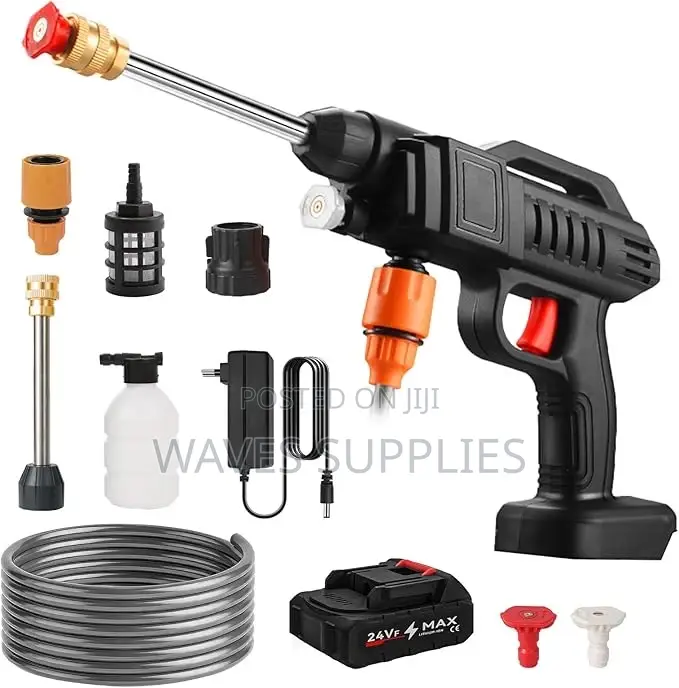 High Pressure Washer With 2 Rechargeable Batteries