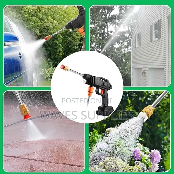 High Pressure Washer With 2 Rechargeable Batteries