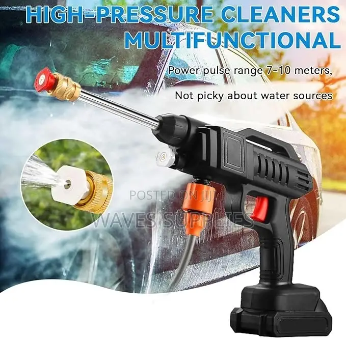 High Pressure Washer With 2 Rechargeable Batteries