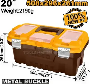 20" Plastic Tool Box - Pbx2002