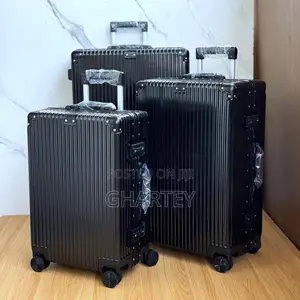 All Black Polycarbonate Suitcase Set (Sold in Singles Too)