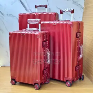 3 Pieces Luggage Suitcases Set Burgundy (Free Deliver)