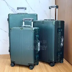 Travel 3 Pieces Set Luggage Bags- Green (Free Delivery)