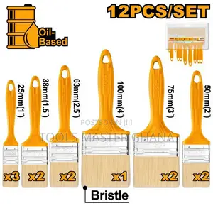 12 Pcs Paint Brush Set - Chptb78601201