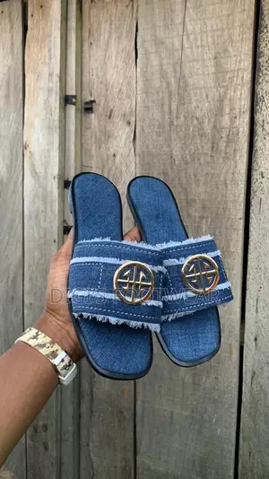 Blue Jeans Ladies Slippers