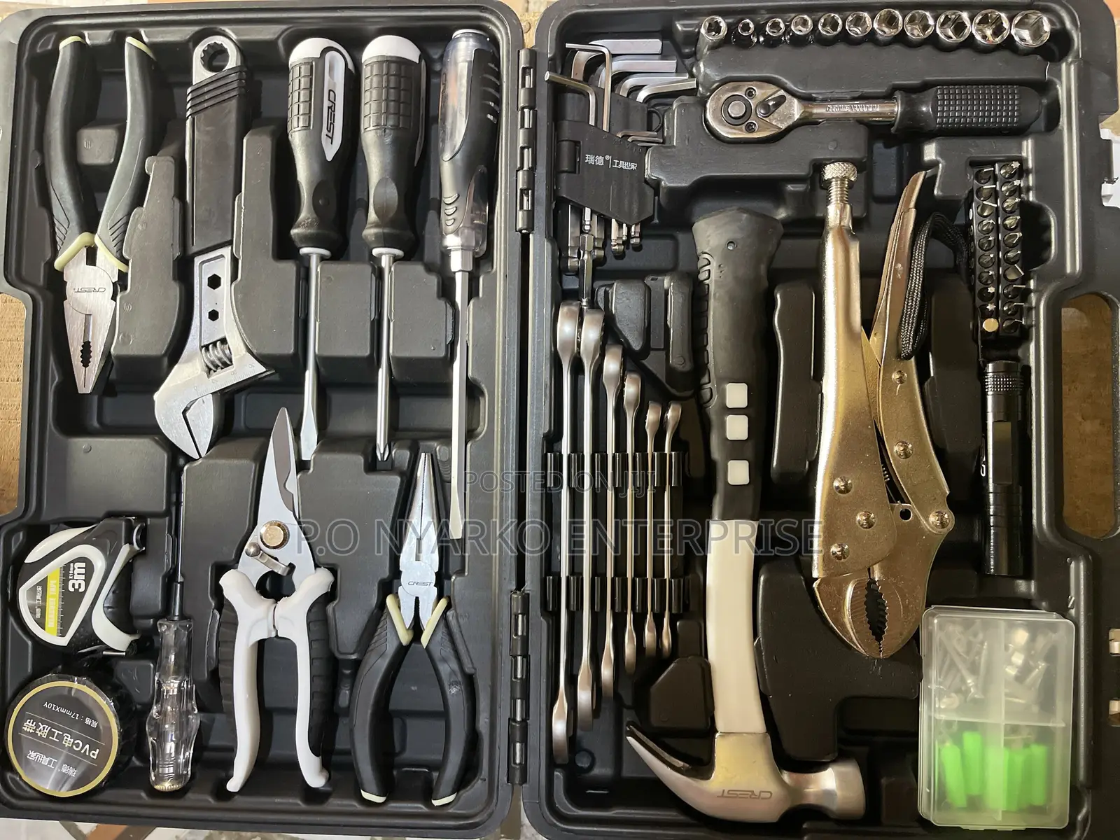 62pcs Tools Set