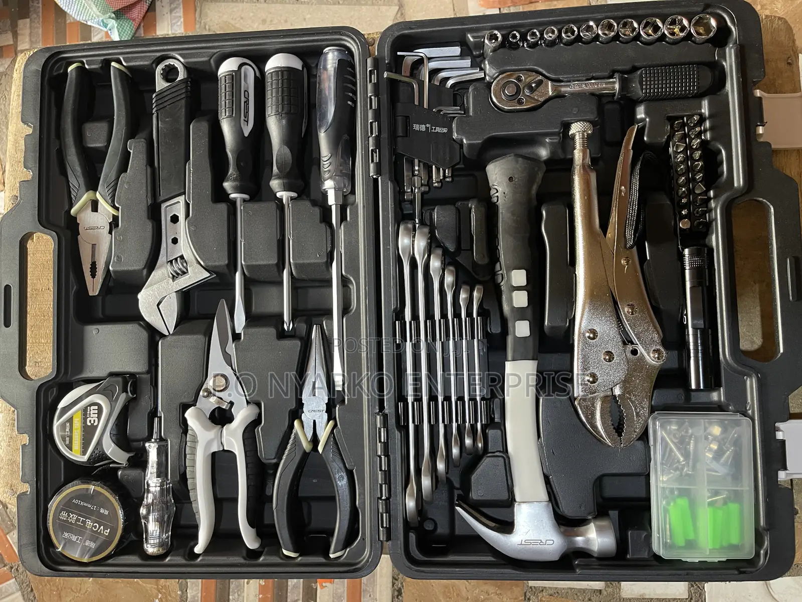 62pcs Tools Set