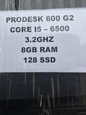 Desktop Computer HP ProDesk 600 8GB Intel Core I5 SSD 128GB