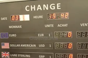 Currency Change Led Signage