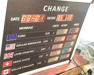 Currency Change Led Signage
