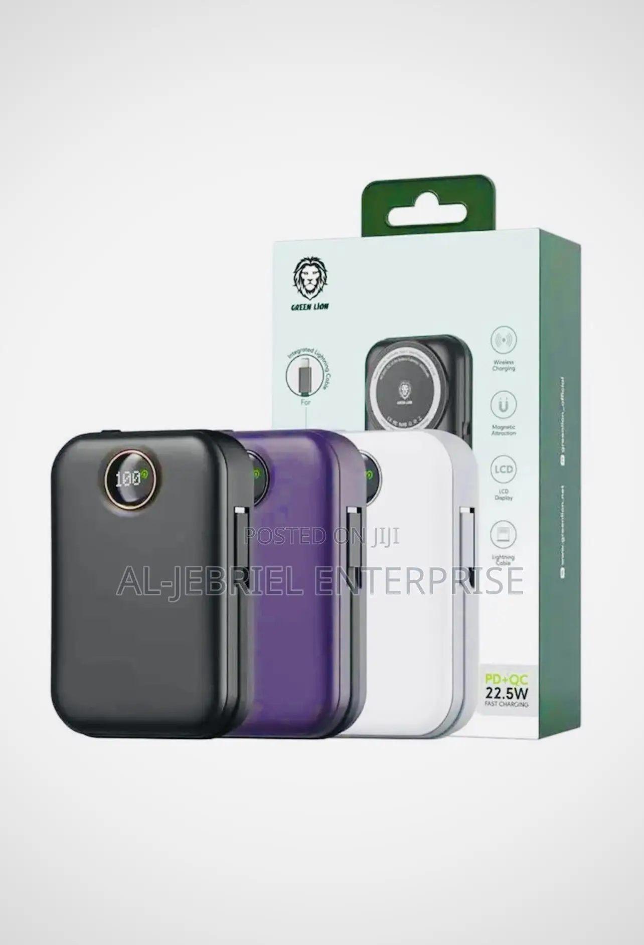 Green Lion 20,000mah Wireless Powerbank