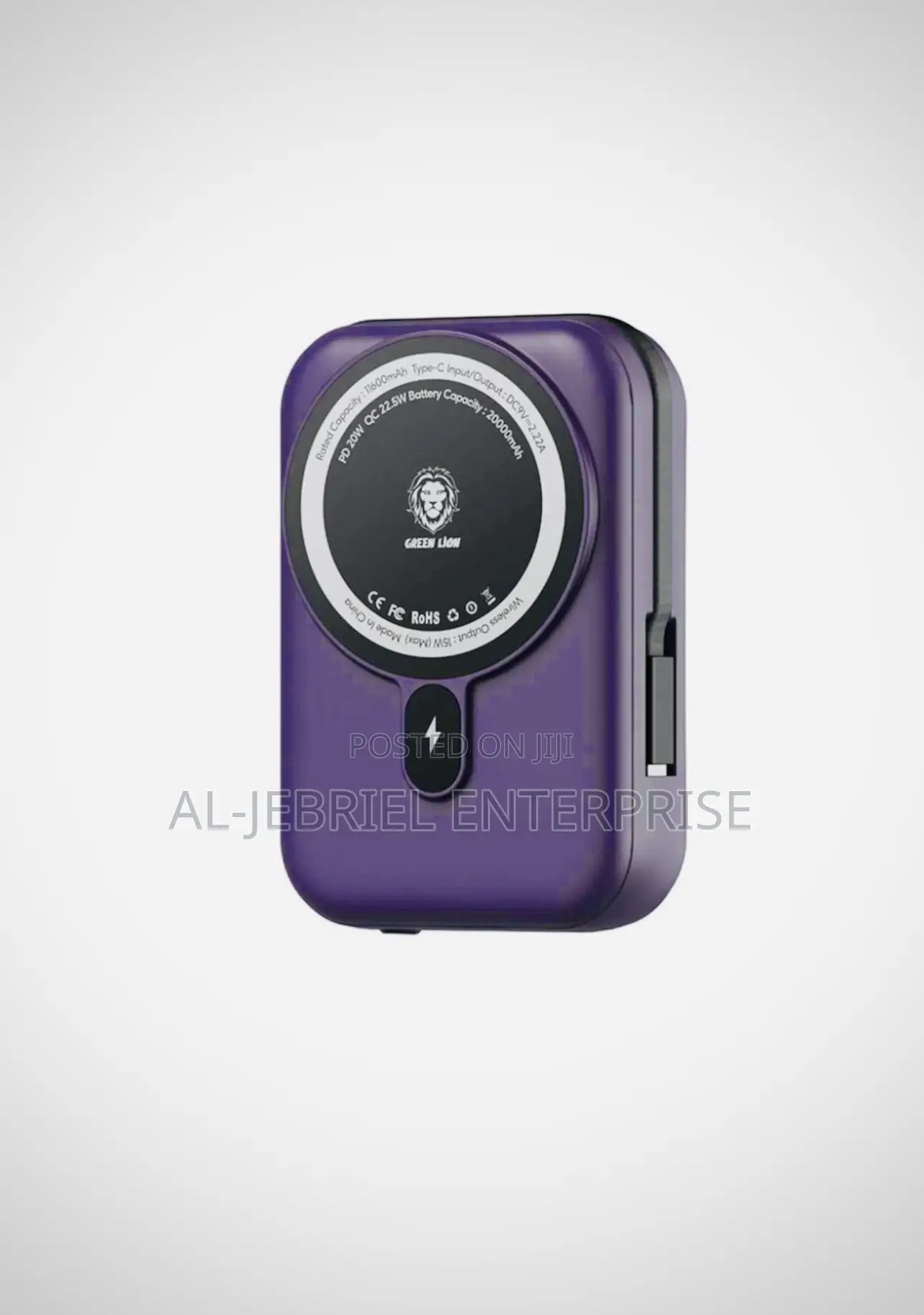 Green Lion 20,000mah Wireless Powerbank