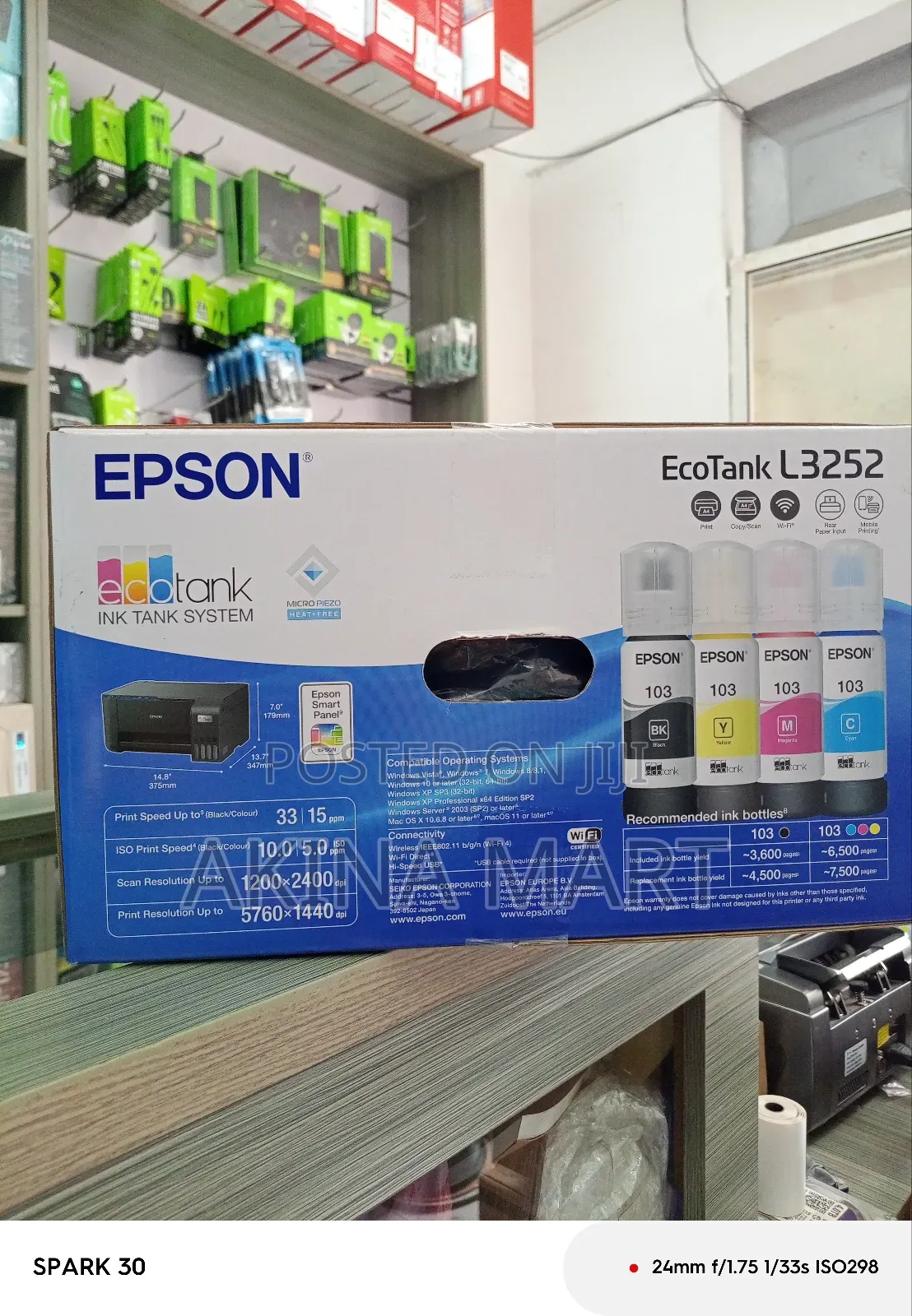 Epson Ecotank L3252 Printer