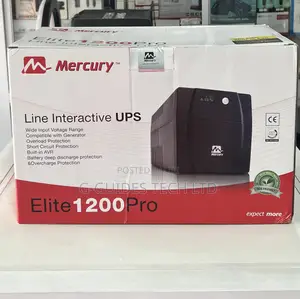 1200va Mercury Ups 720w, Mercury Elite 1200 Pro Ups 720watt
