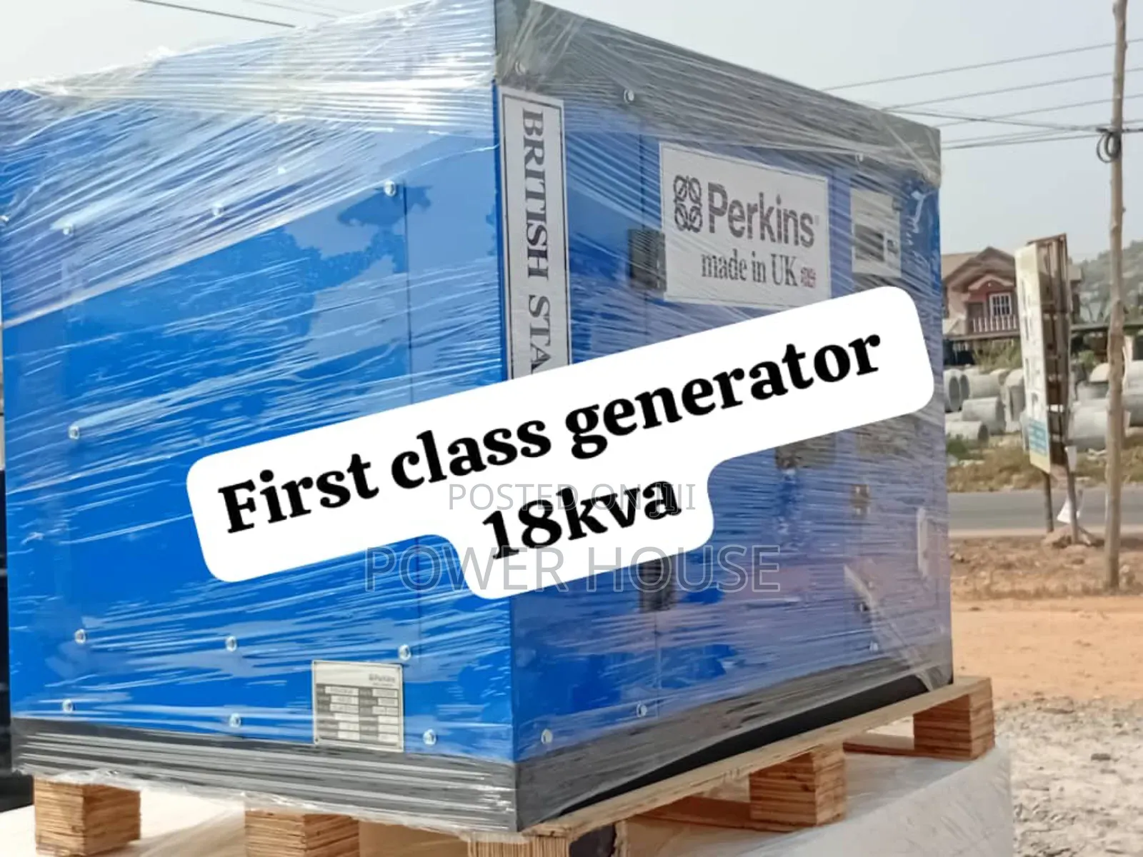 Incredible 18kva Perkins Diesel Generator 180000watt Uk Made