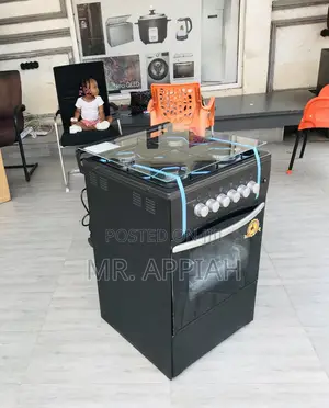 Get Unique Volcano Gas Oven 4 Euro Burner(Black) 