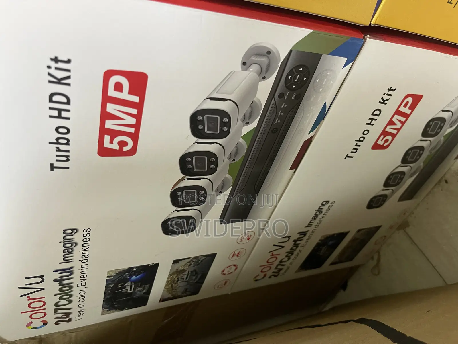 Full Color 4 Channel 5mp Hdcvi CCTV Camera Kit + Build in Mic