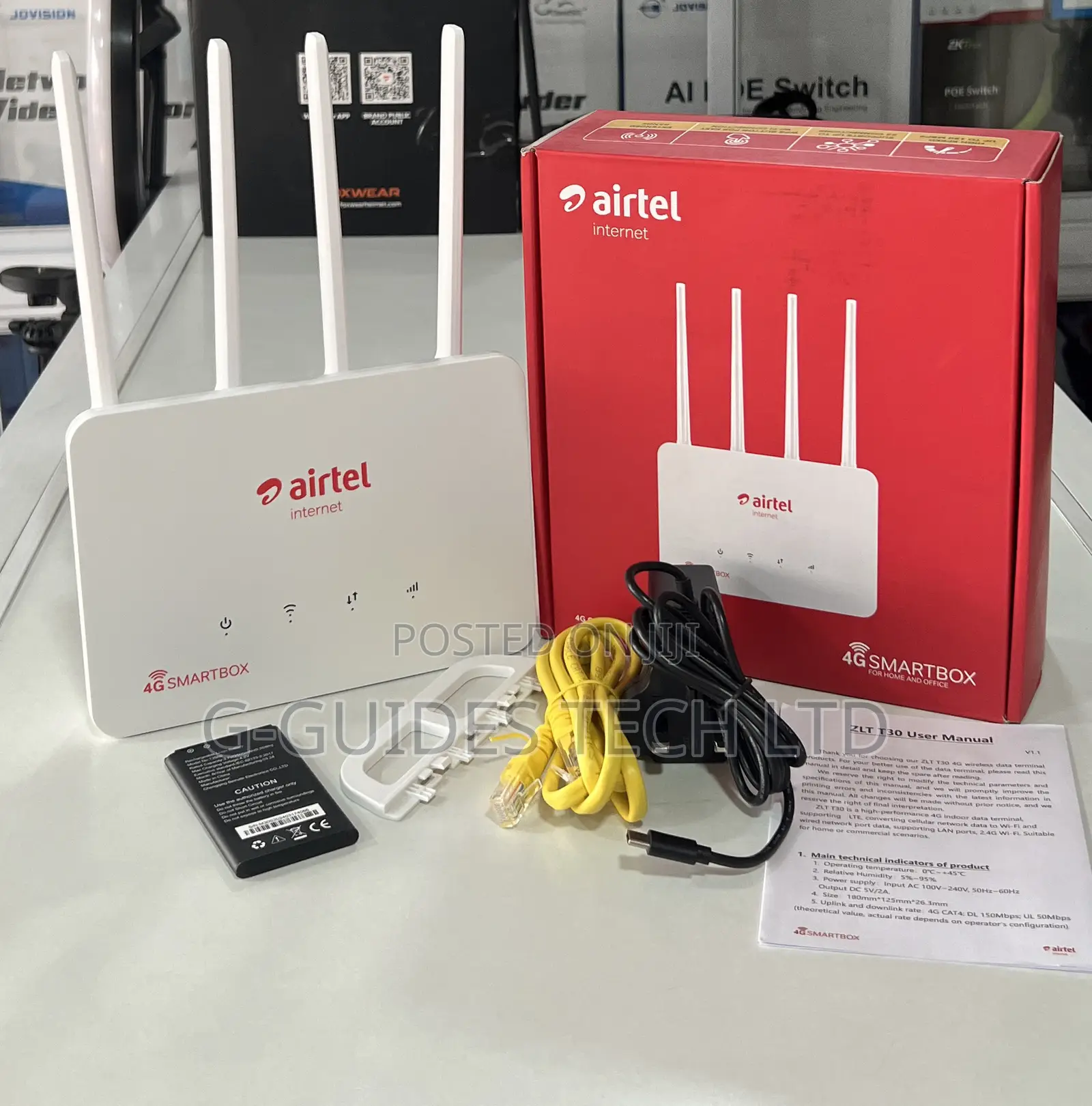 Airtel 4G Universal Router With Inbuilt Battery ZLT-T30