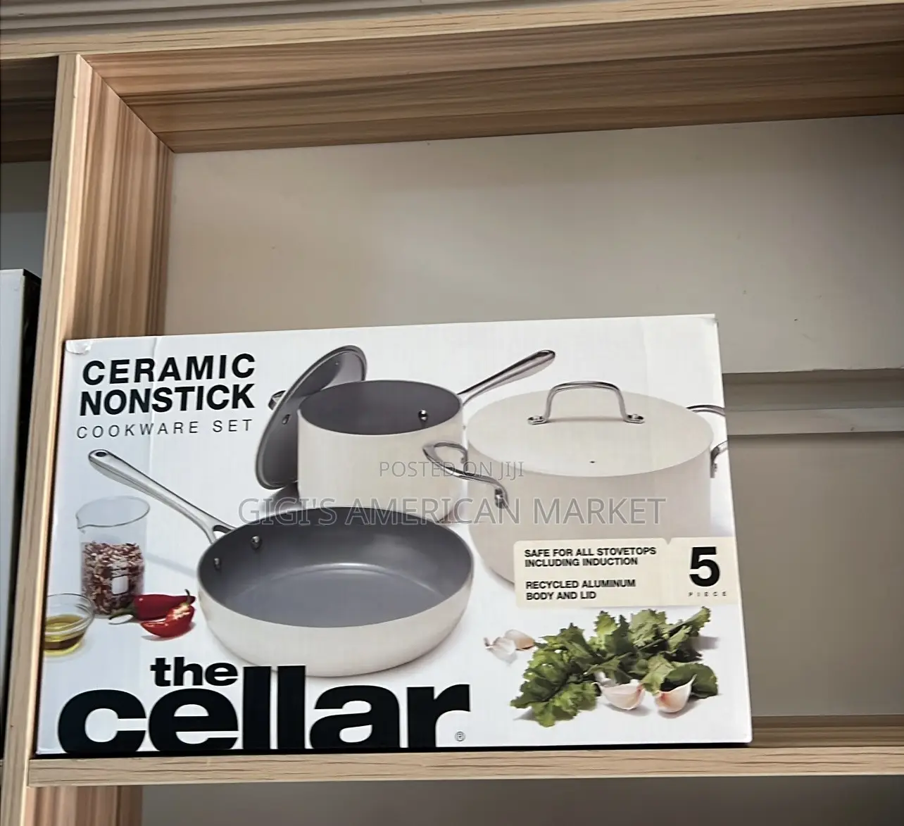 The CELLAR Ceramic Nonstick Cookware 5 Set