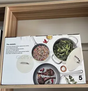 The CELLAR Ceramic Nonstick Cookware 5 Set
