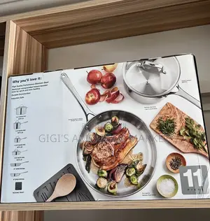 The CELLAR Stainless Steel 11-PCS Cookware.
