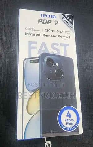 New Tecno Pop 9 128 GB Black