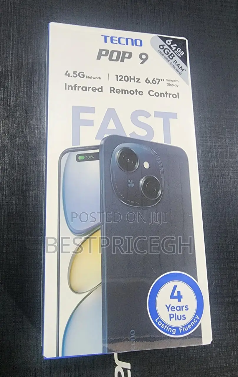 New Tecno Pop 9 128 GB Black
