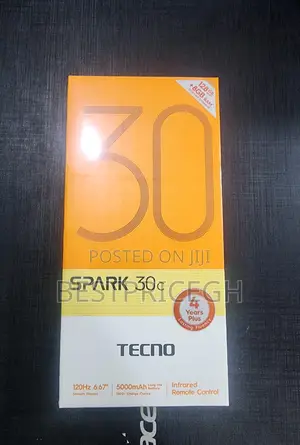 New Tecno Spark 30C 128 GB Black
