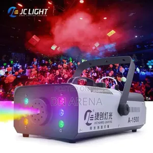 Commercial RGB Smoke Machine With Led Light 1500 Watts