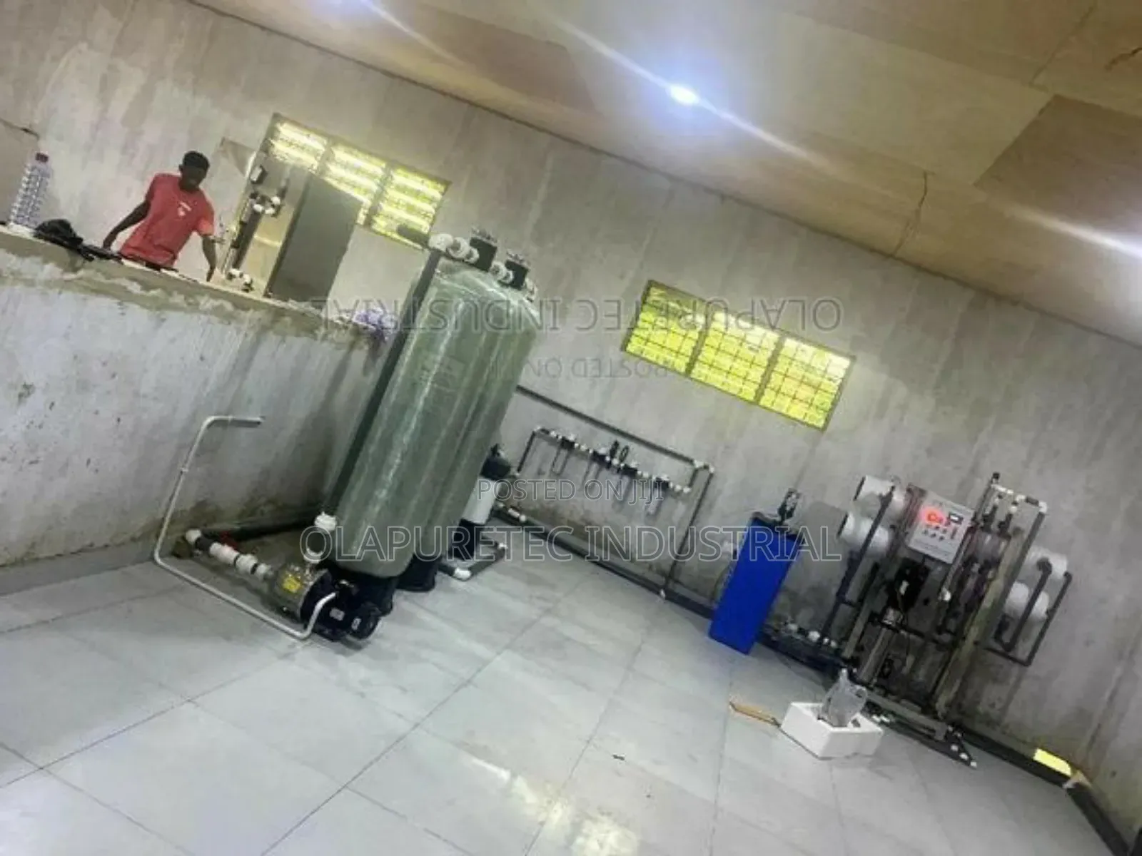 Fully Pure Water Factory Contract Setup, Machine and Tanks