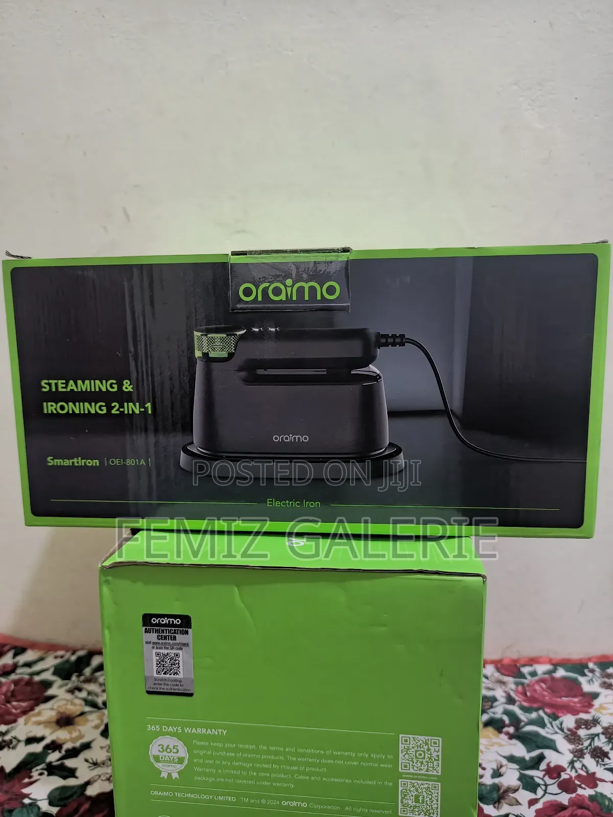 Oraimo Smart Iron 1740w Electric Iron