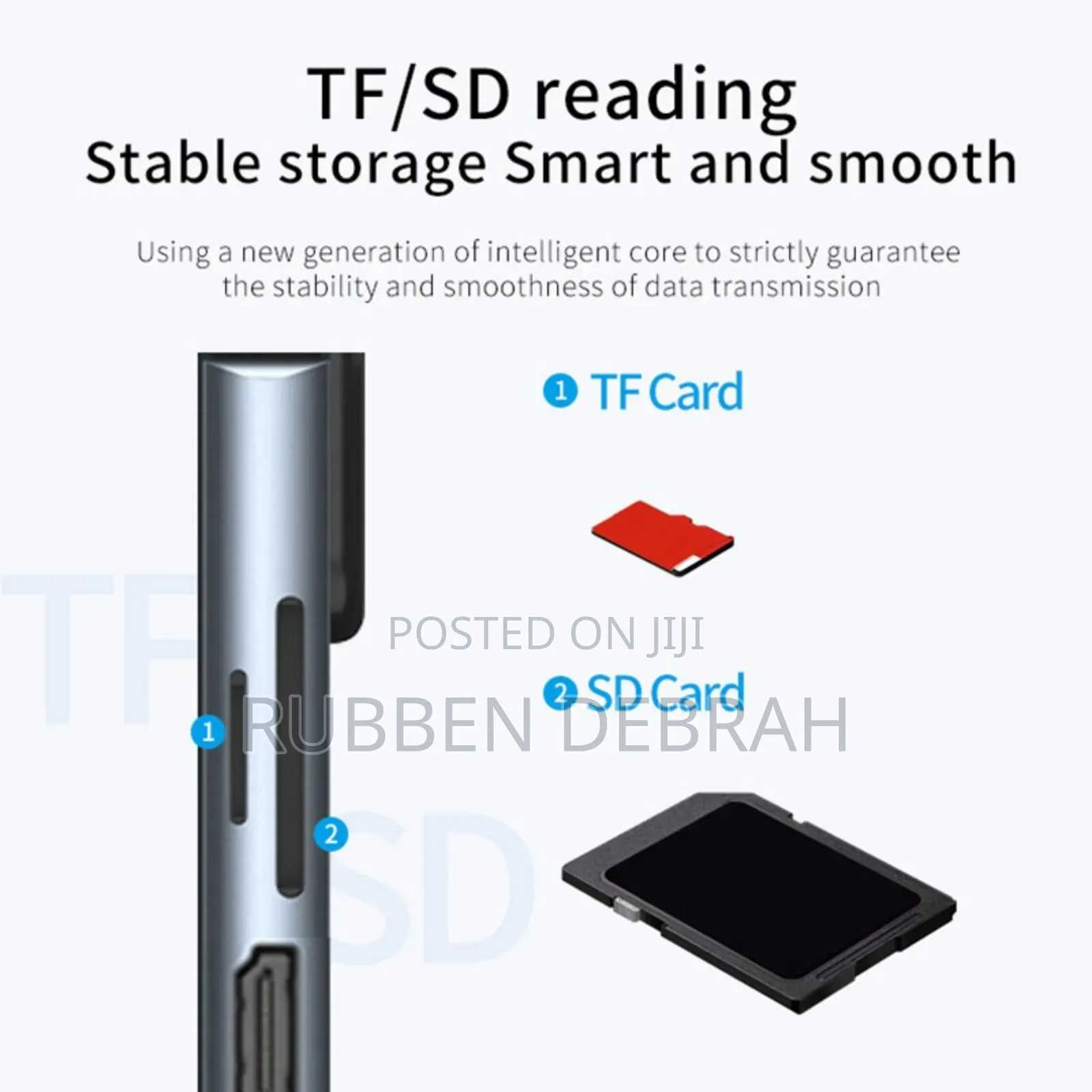 Type C Usb 8 in 1 3 1 to Hdmi Hub Adapter With Sd Tf Rj45