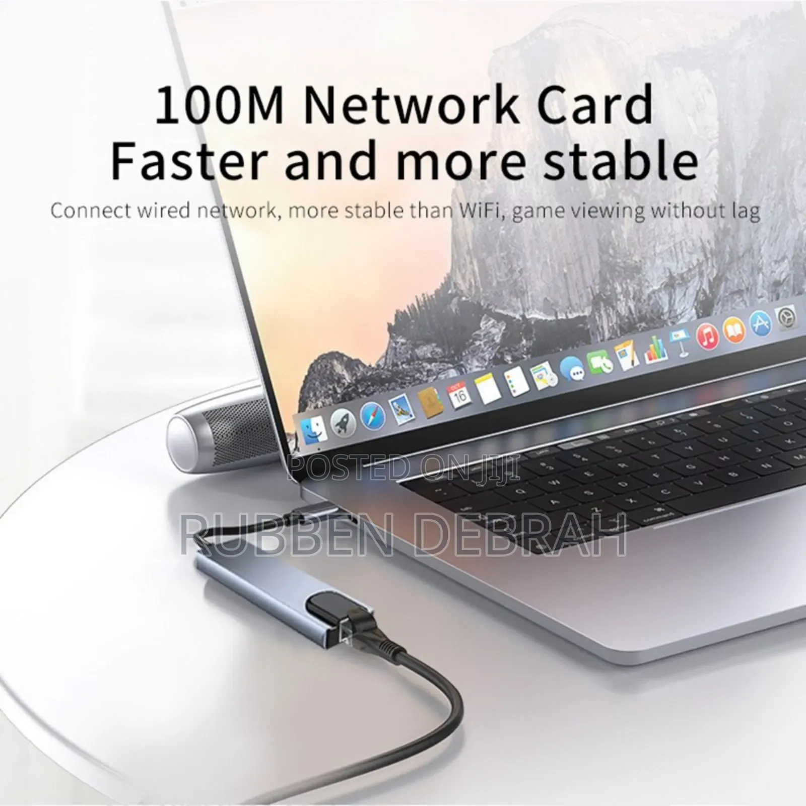 Type C Usb 8 in 1 3 1 to Hdmi Hub Adapter With Sd Tf Rj45