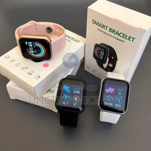 Smart Watch Step Heart Rate Compatible Ios / Android - Black