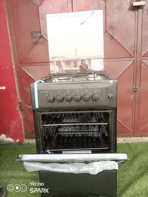 3 Gas Burner With 1 Electric Volcano Gas Burner (Black)