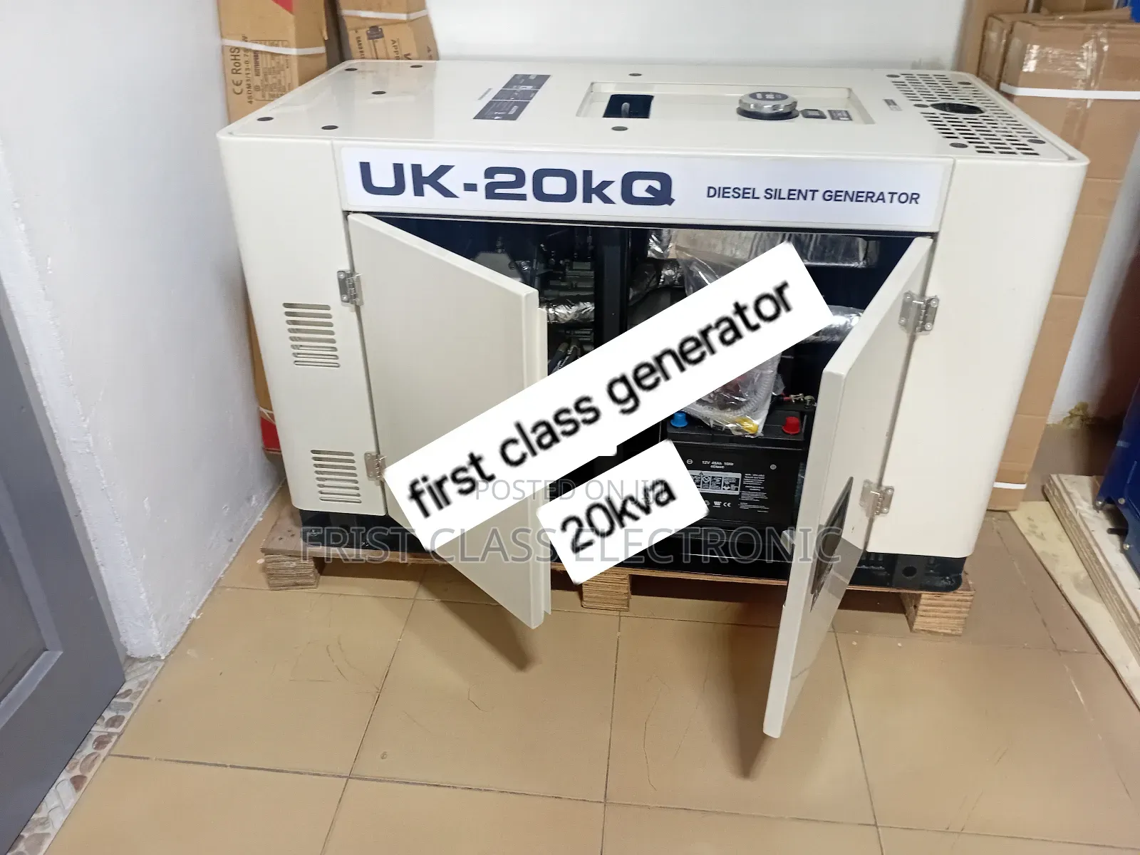 High-Power 20kva Diesel Genset With 26 Tank Capacity