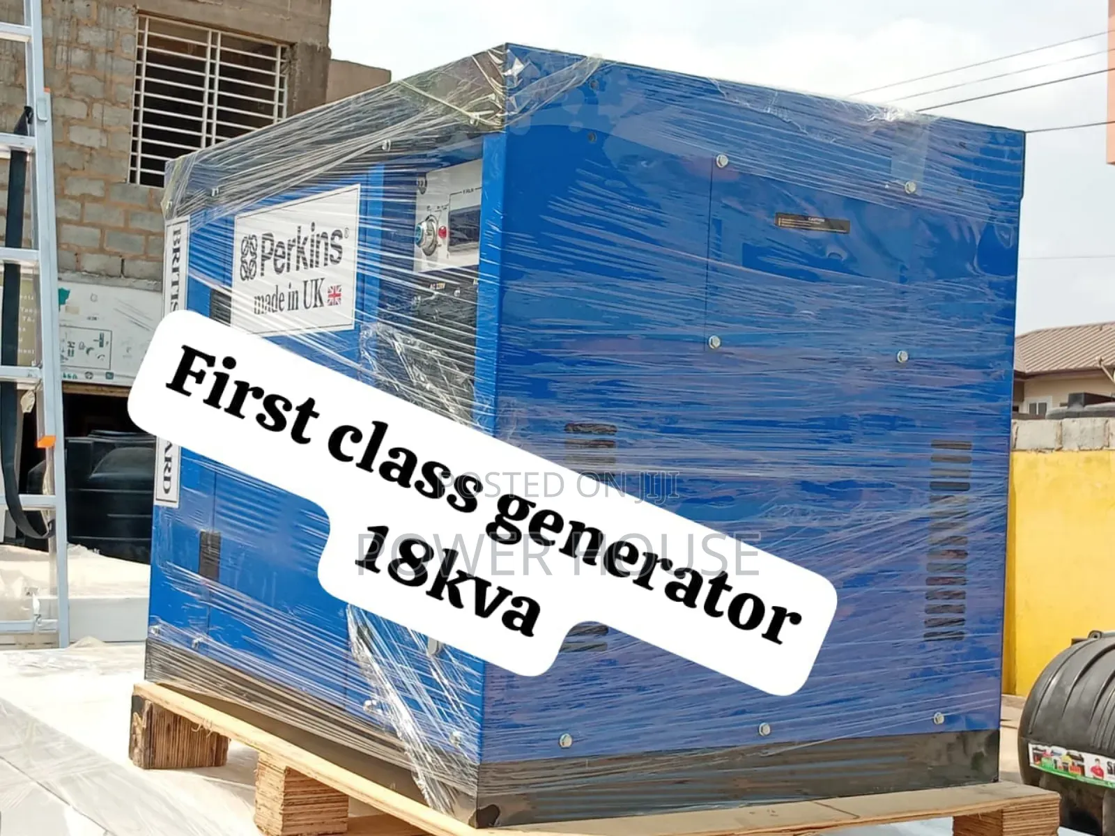 Extensive 18kva 15000watts Perkins Uk Silent Generator Neat