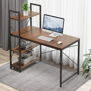 Computer Desk With Book Shelves