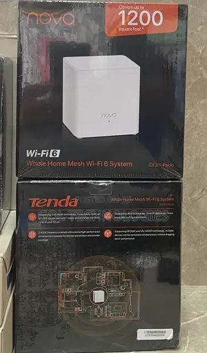 Tenda Nova Wi-Fi 6 Mesh Router 1200 Square Feet Coverage