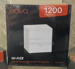 Tenda Nova Wi-Fi 6 Mesh Router 1200 Square Feet Coverage