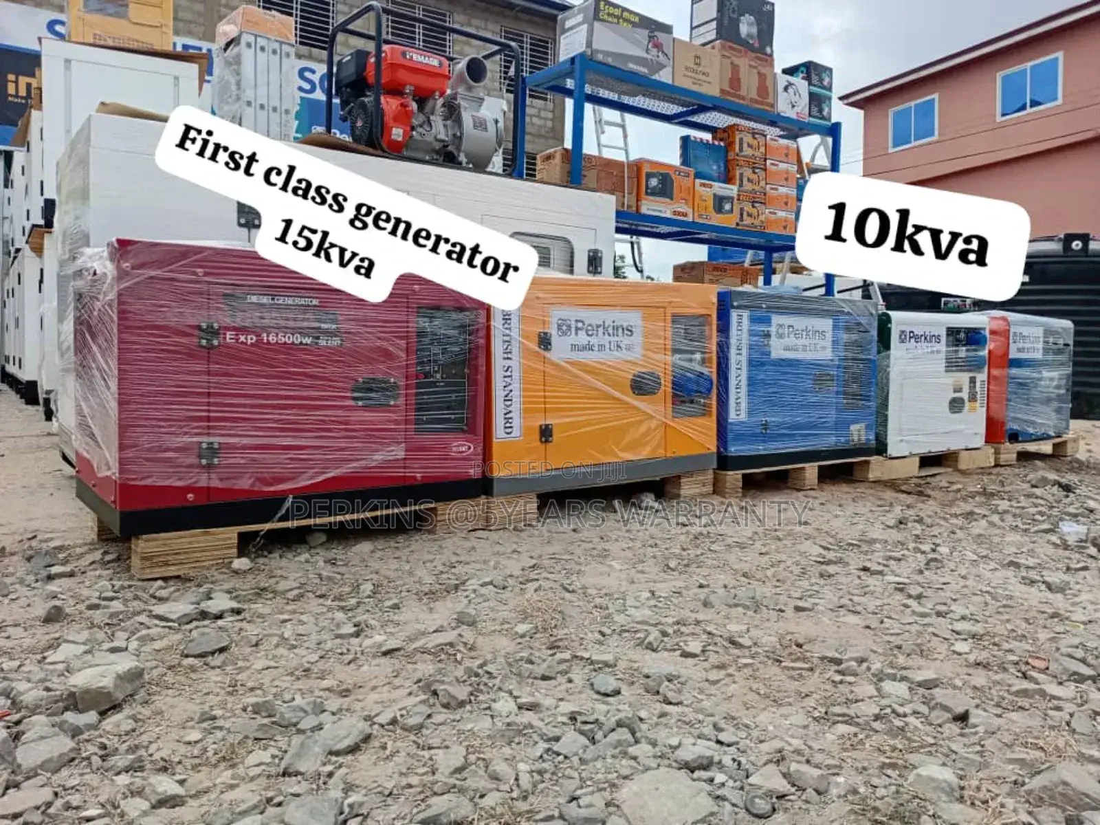 Generator for Outdoor Event 15kva 16500wats Diesel Silent UK