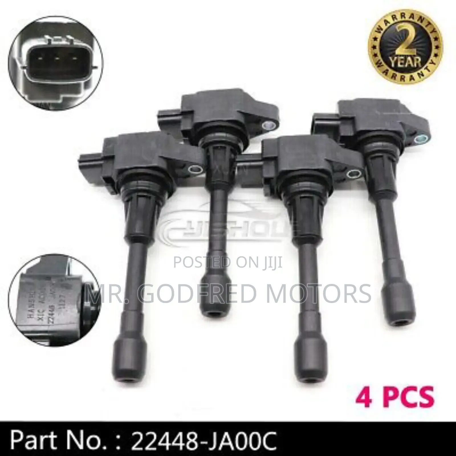 Nissan Kicks 2013-15 Ignition Coil Pack 4 Piece's. Original