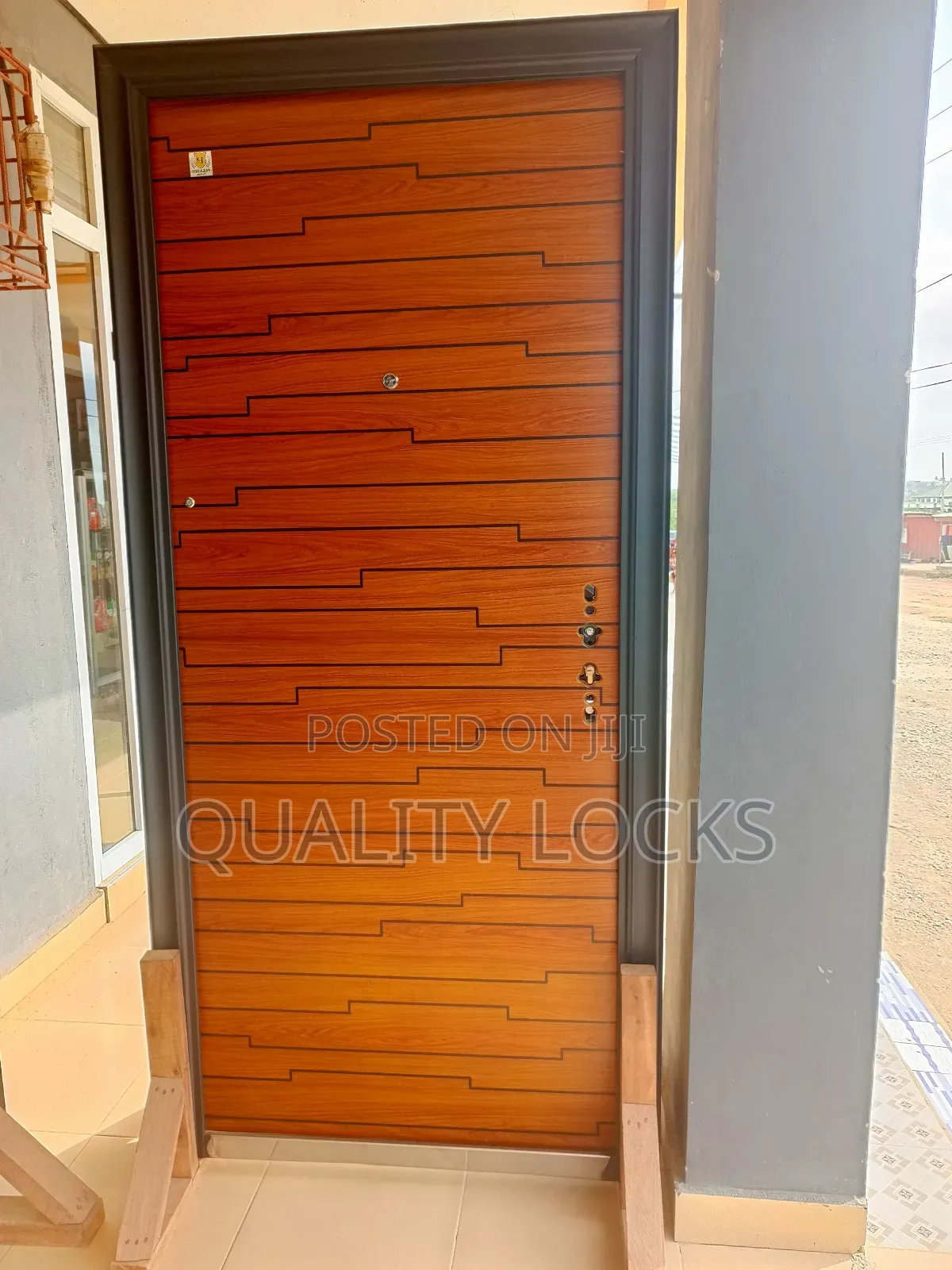 New Smooth Standard Metal Security Door