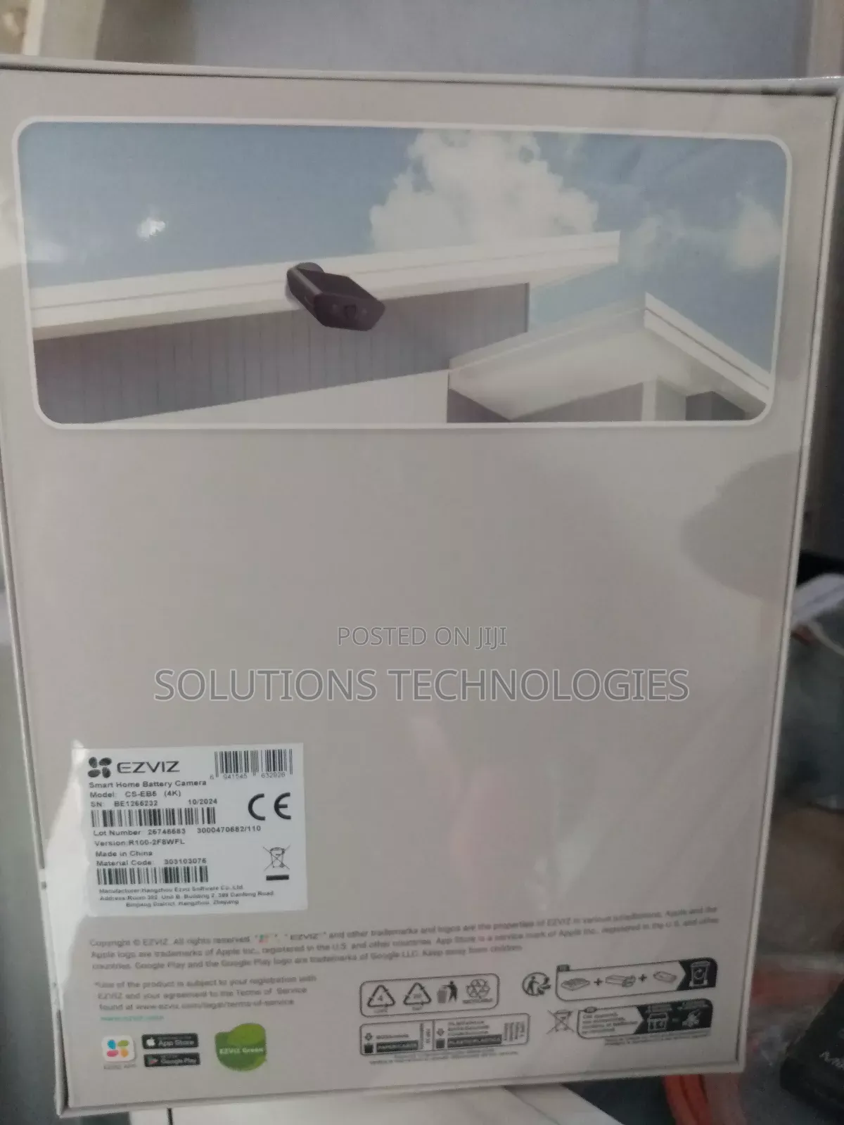 Smart Home Solar Battery Camera