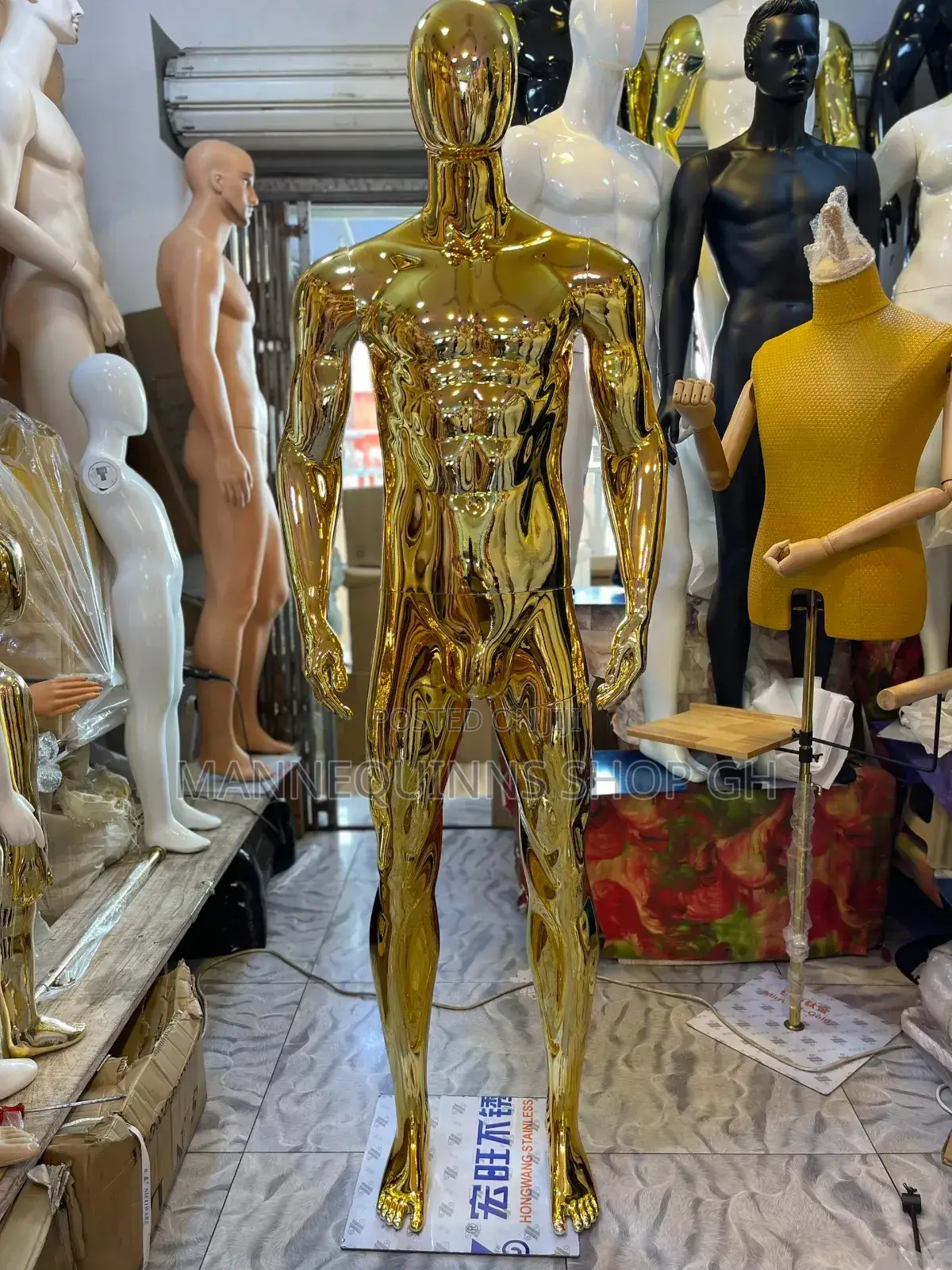 Men Gold Dummy Available