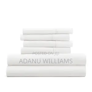 Ultra Soft Pure Cotton Fitted Bedsheets 6pcs Set