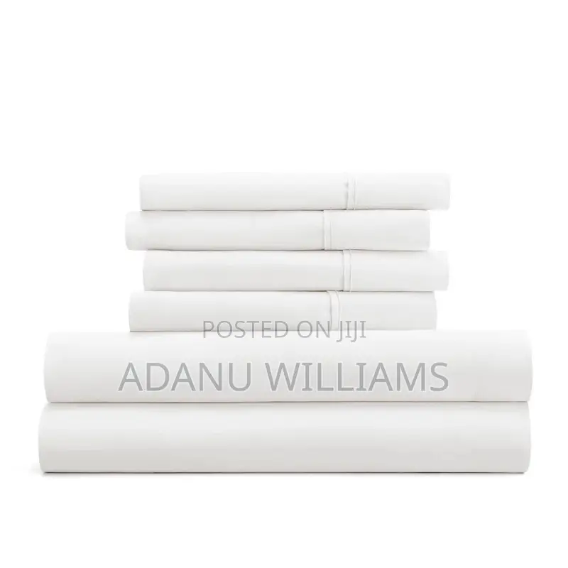Ultra Soft Pure Cotton Fitted Bedsheets 6pcs Set