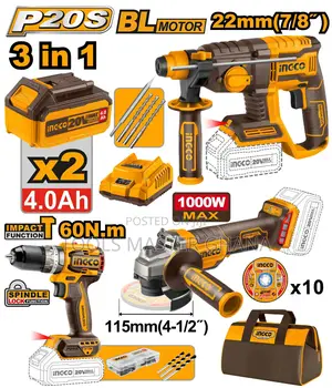 Cordless 3 PCS Combo Kit - Cosli240202